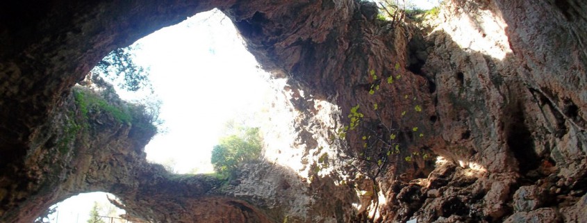 Pogled iz unutrašnjosti Vela Spile